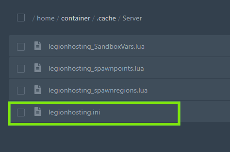 Settings file location